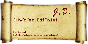 Juhász Dániel névjegykártya